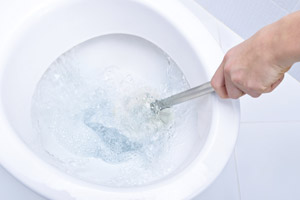 WC Frisch Einhänger und Toilette