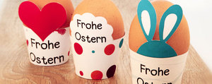 Bastelidee: Ostereier-Deko zum Ausdrucken