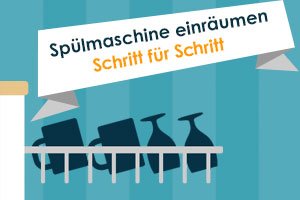 Infografik Spülmaschine einräumen