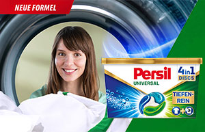 Persil: Tiefenreine Wäsche und hygienische Frische in der Waschmaschine